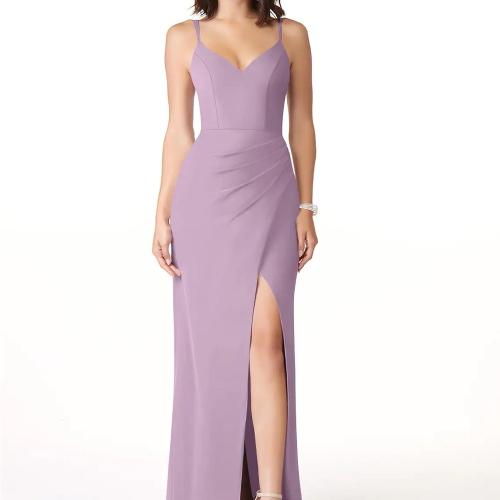 Azazie Leo Dress in Wisteria